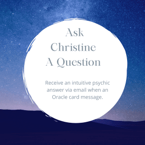 Ask Christine A Question